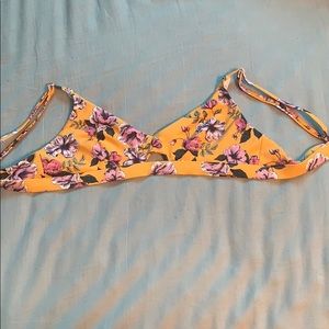 floral bikini top